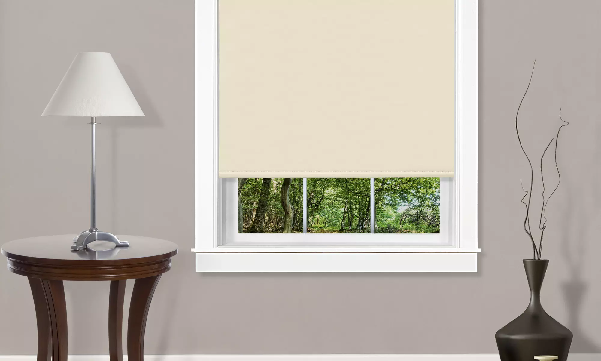 Cords Free Tear Down Room Darkening Window Shade - Primary Image