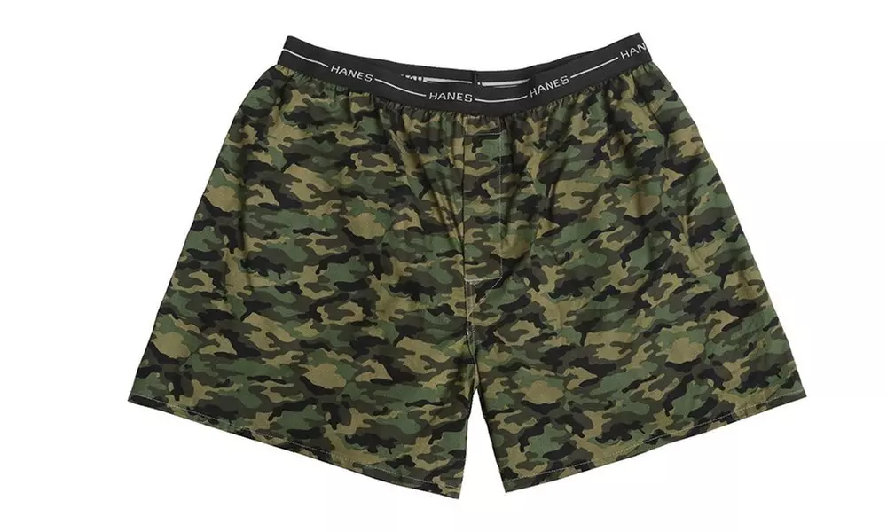 Hanes Camo Collection Comfort Flex Waistband Boxers (4-Pack) - Second Medium