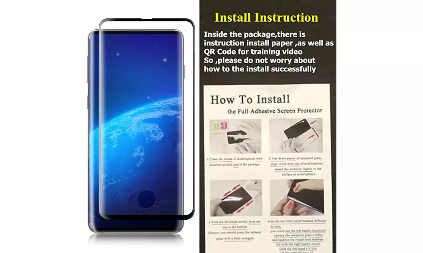 Screen Protector S 10 Compatible with Samsung Galaxy S10 5.8"  - Second Medium