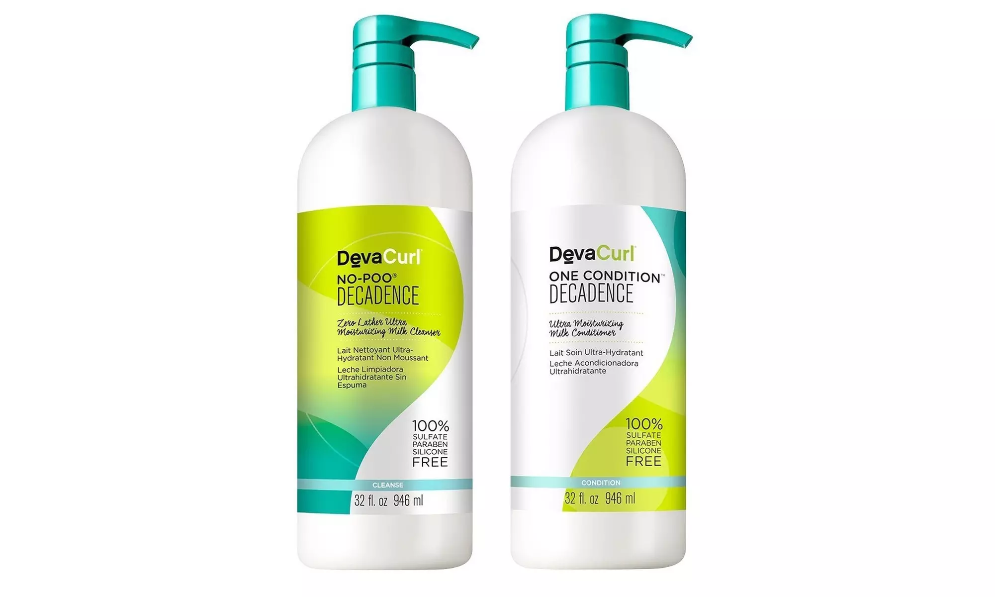 DevaCurl One Condition No-Poo Decadence 32 Oz DUO, Brand New - Primary Image