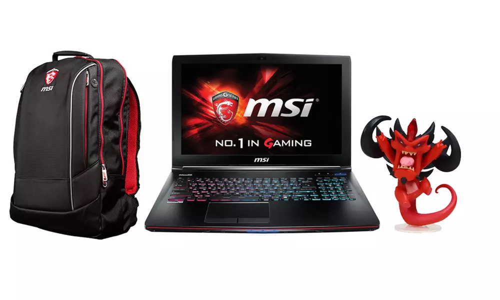 MSI 15.6" Gaming Laptop Bundle - Primary Image