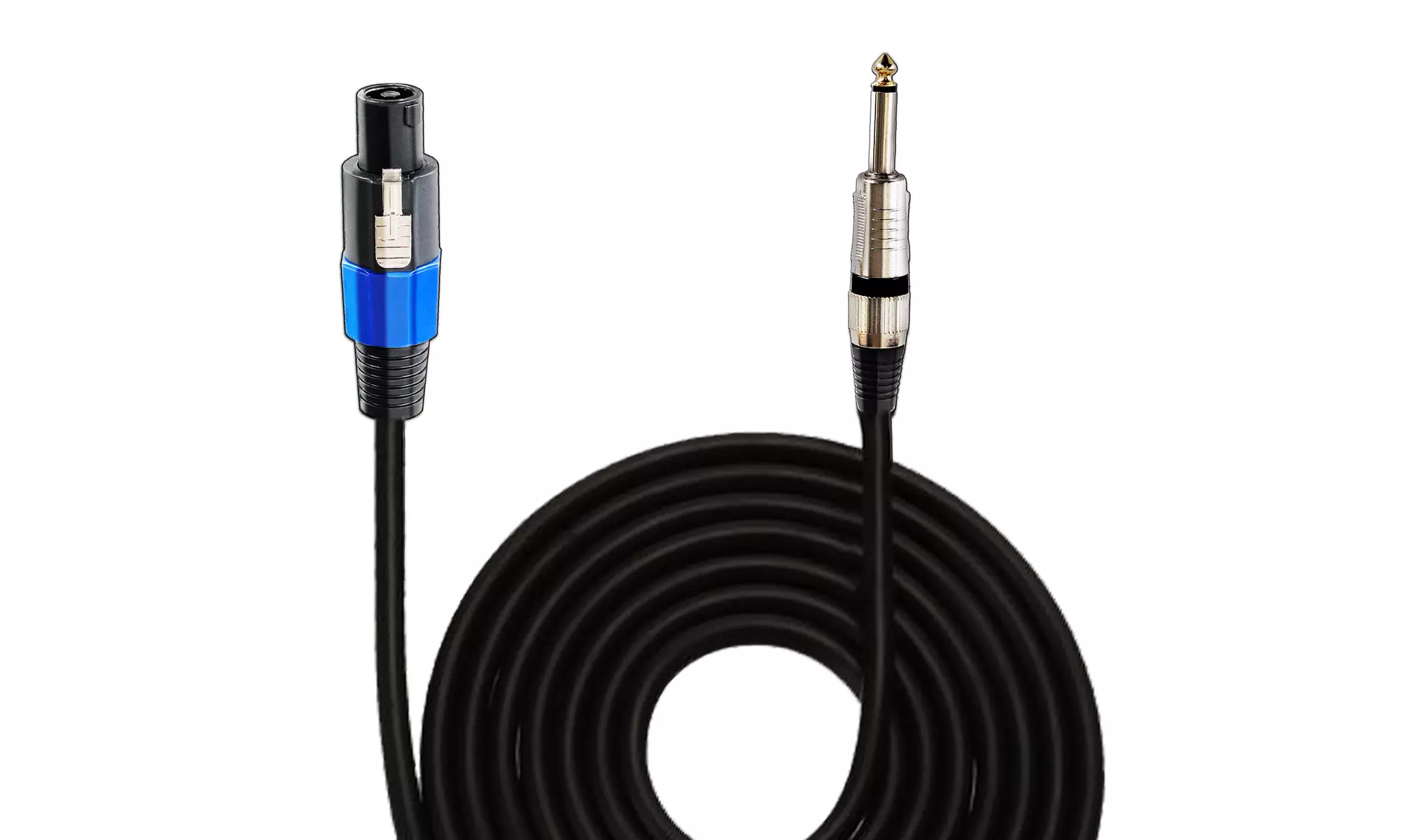 30ft. 12 Gauge professional speaker cable connector to 1/4'' male - Primary Image