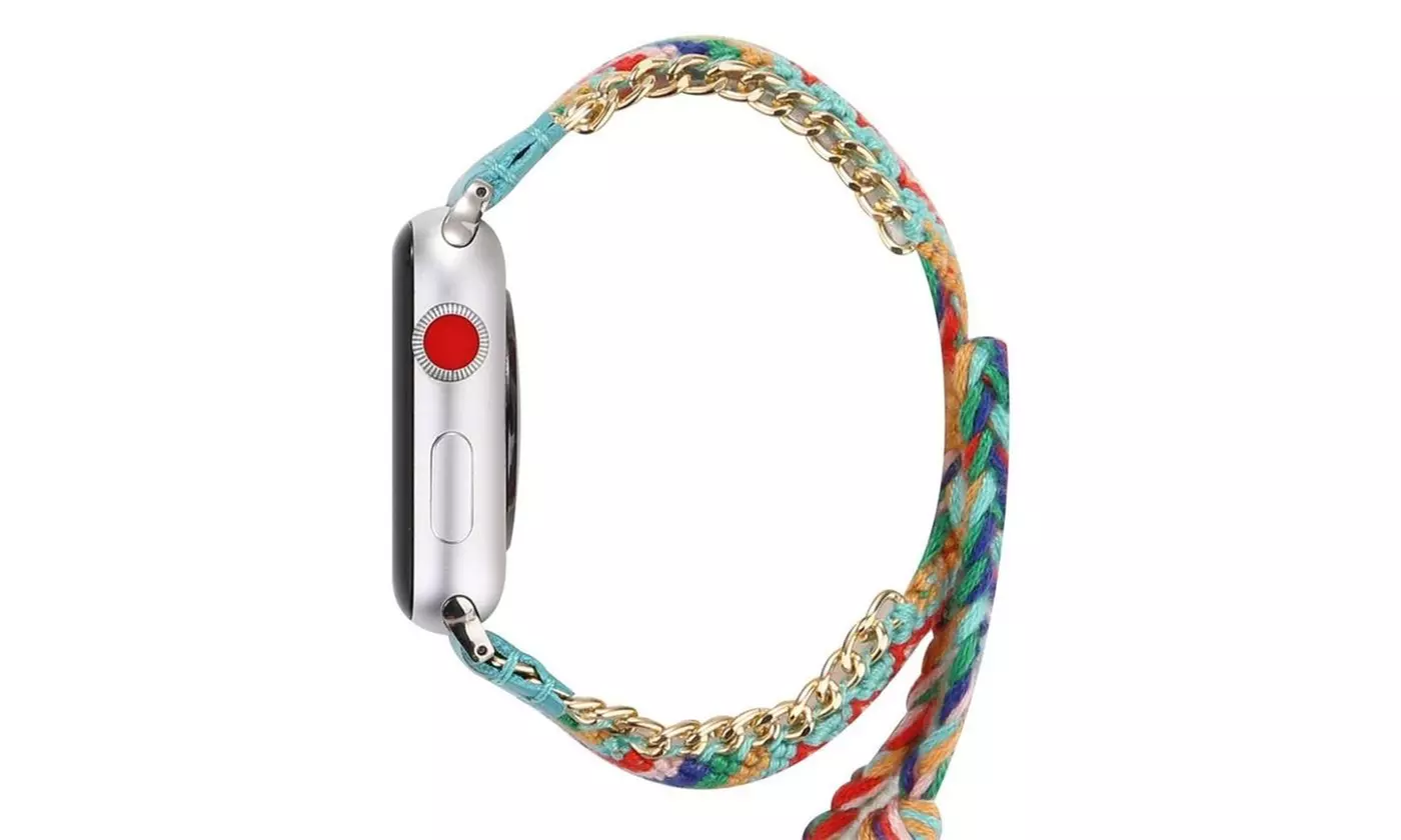 Braided Pattern Styled Watch Band for Apple Watch - 6 Styles