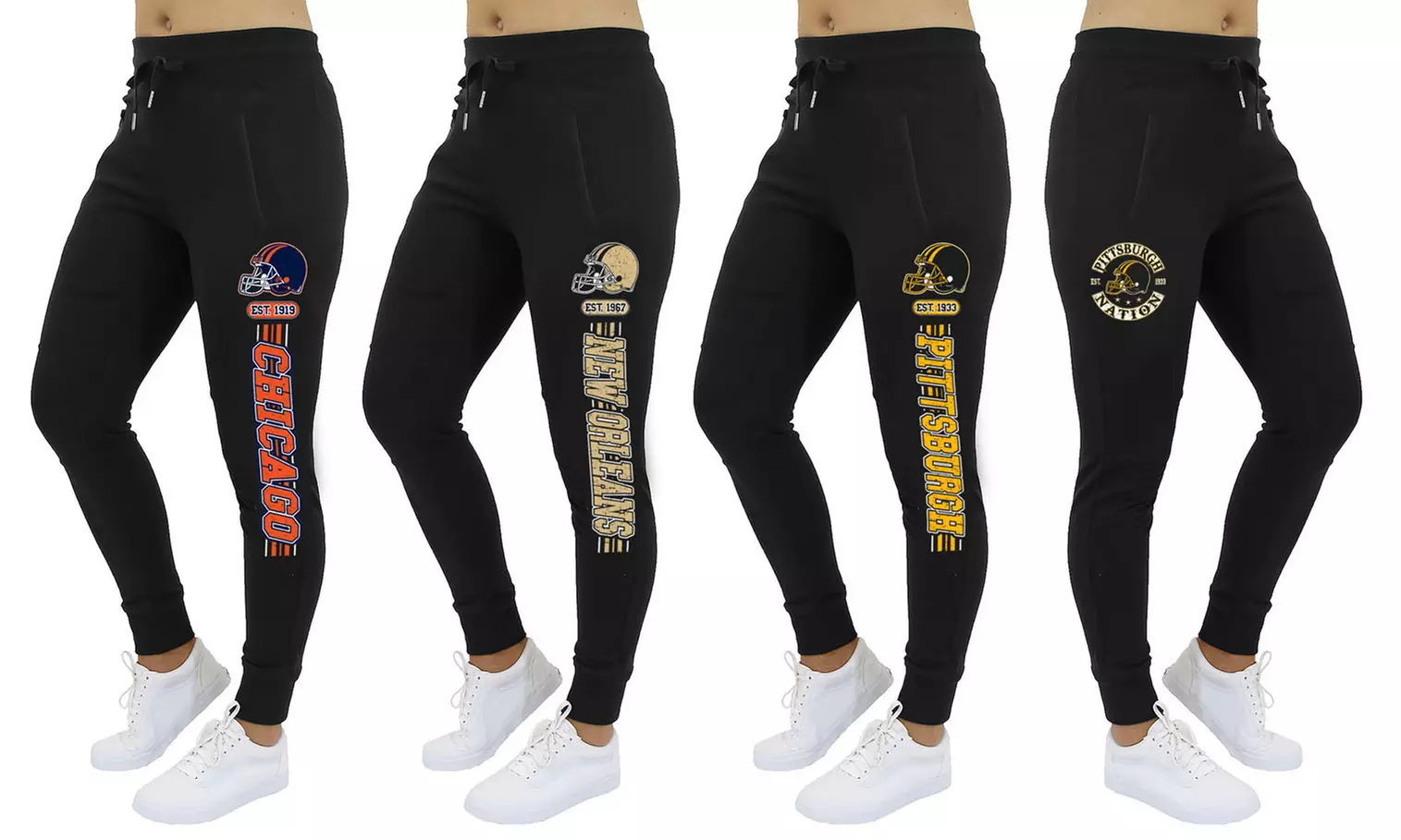 Women's Football Stripes Football Joggers (Plus Sizes Available) - Primary Image