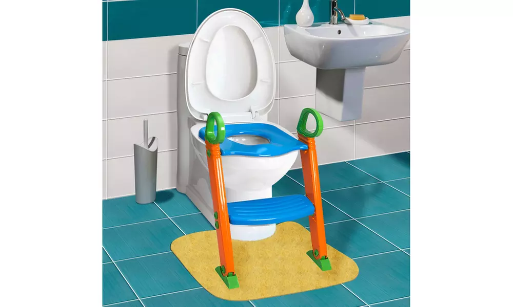 OxGord Portable Toilet Potty Training Seat and Ladder Step - Second Medium