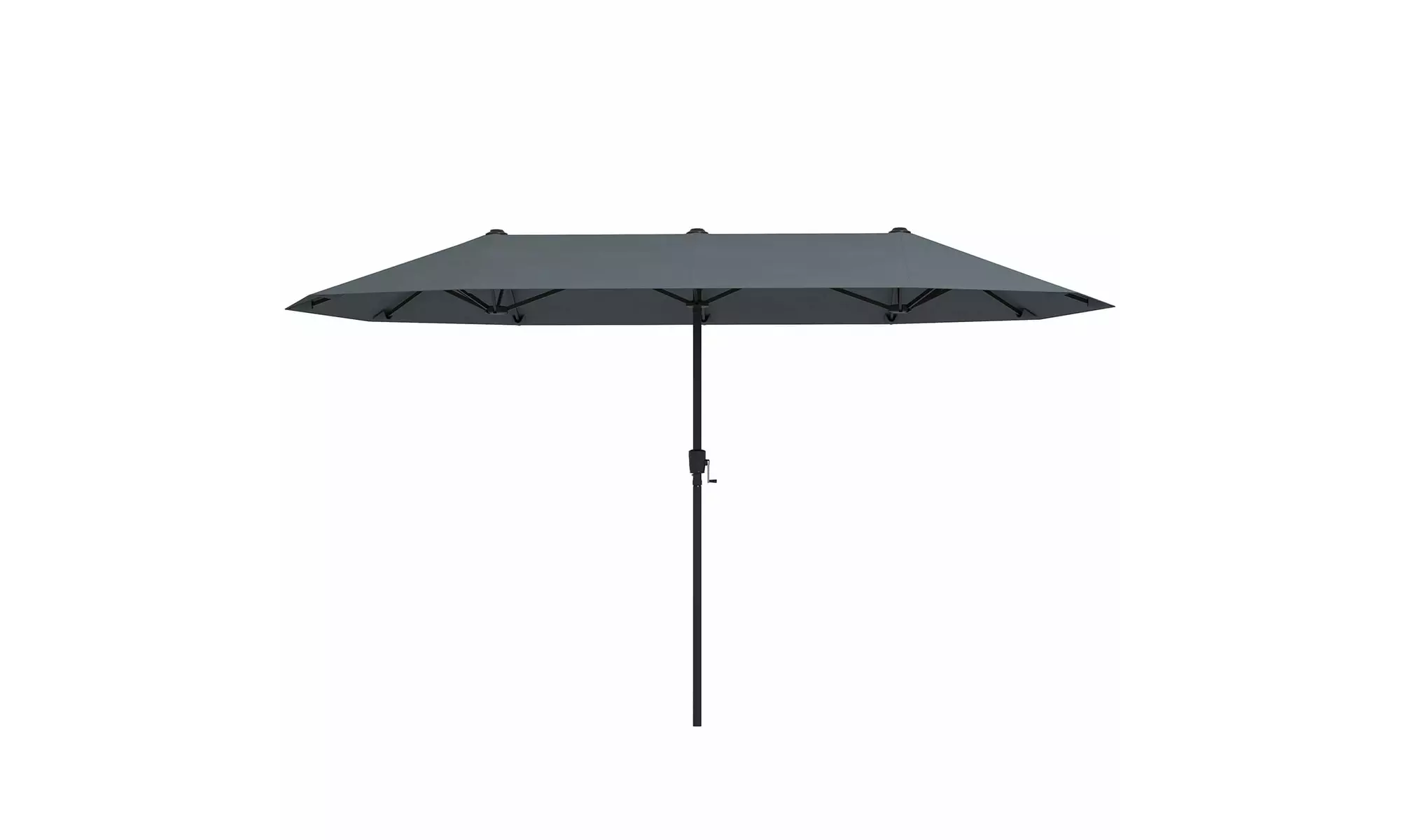 Costway 13ft Outdoor Double-Sided Table Umbrella with Optional LED Lights