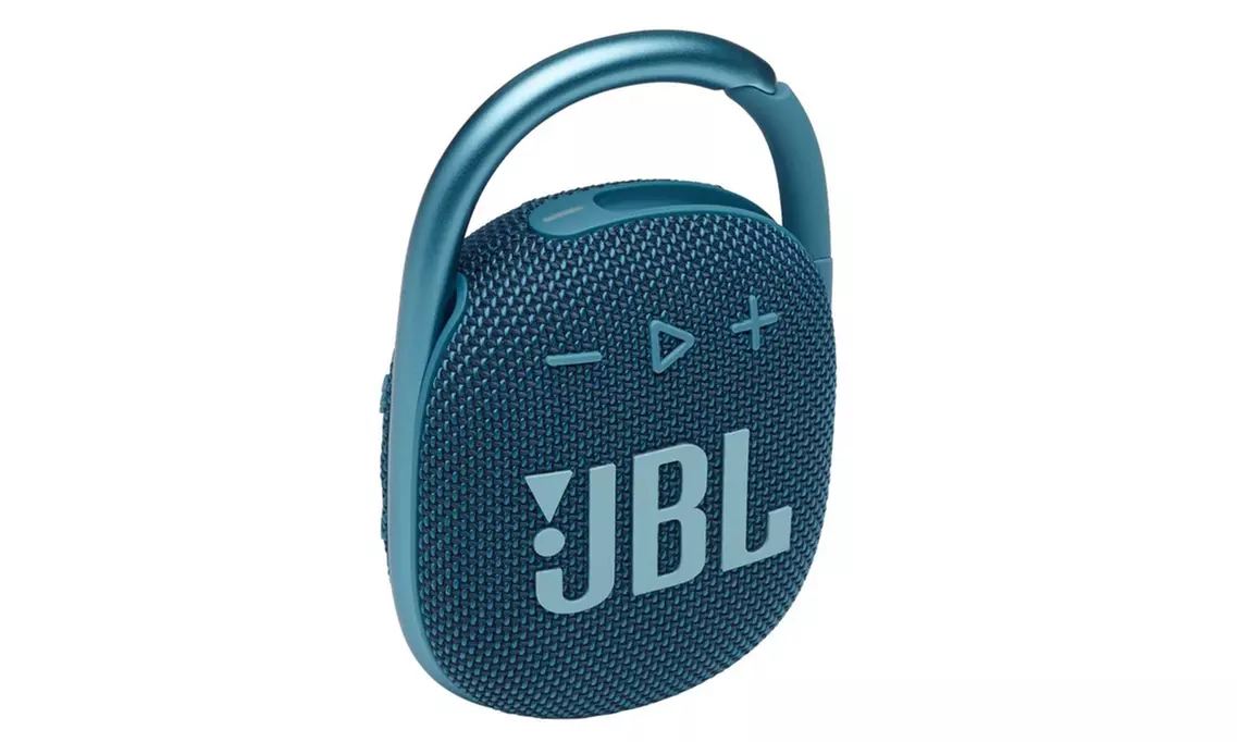 JBL Clip 4 Portable Speaker with Bluetooth - Blue (Refurbished) - Primary Image