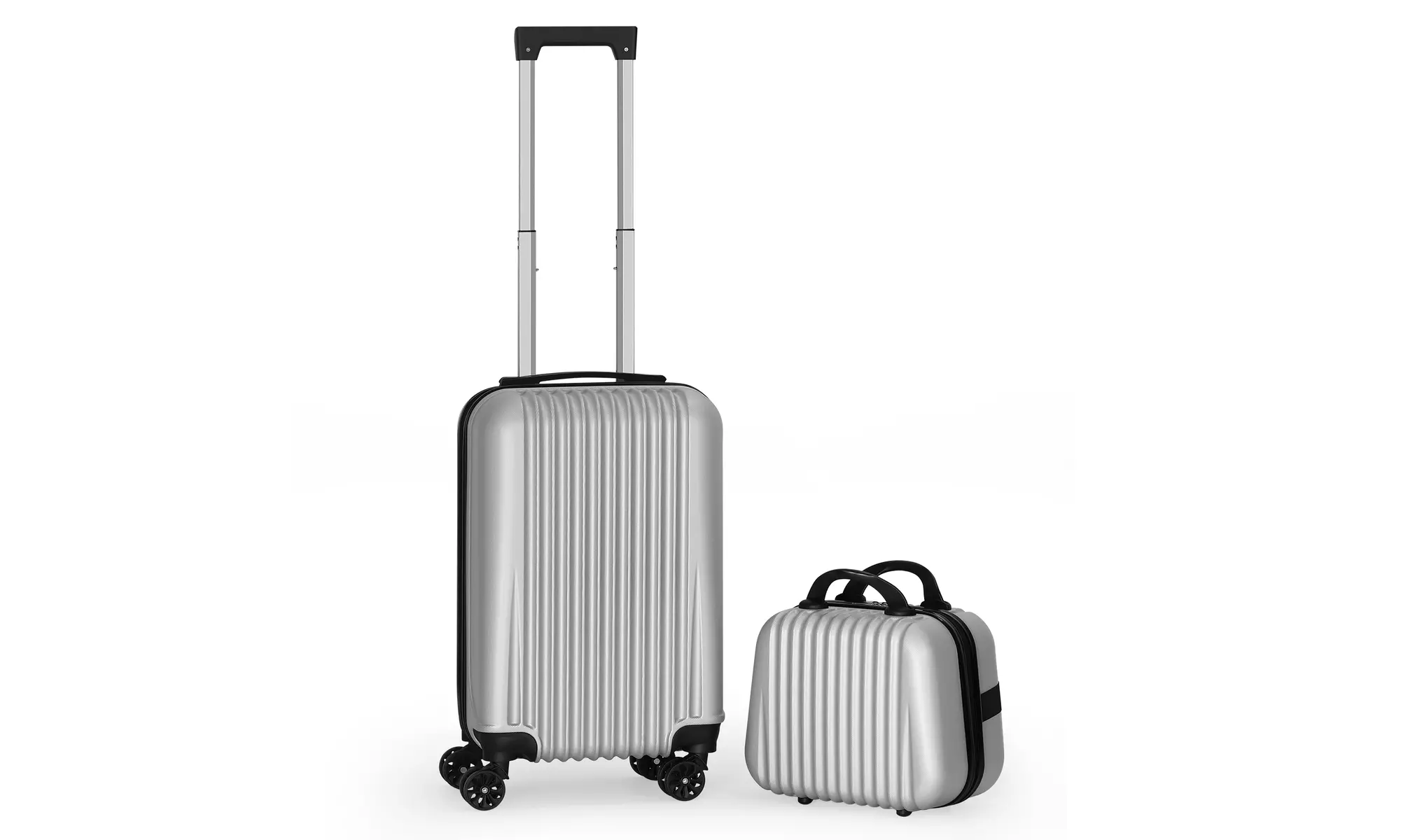 Dual Spinner Hard-Sided Carry-On Two-Piece Luggage Set