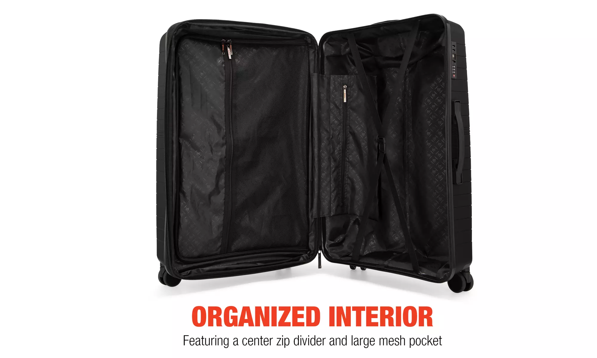Bobcat Excavator 3-Piece Expandable Hardside Spinner Luggage Set