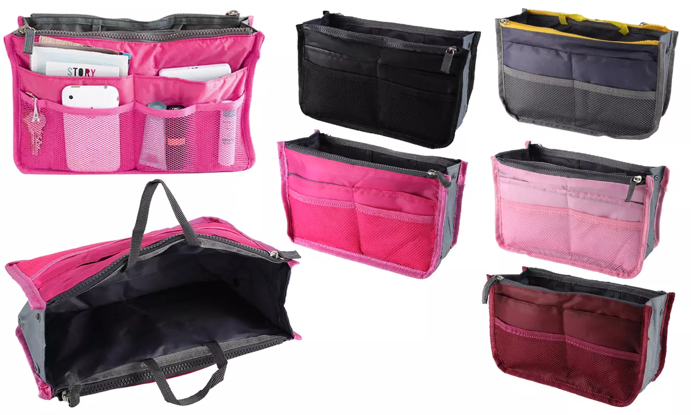 Nylon Purse Bag Handbag Organizer Insert Liner Bag in Bag