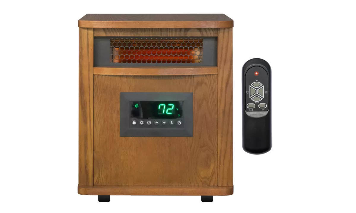 Lifesmart 6 Element Portable Infrared Quartz Electric Space Heater - Primary Image