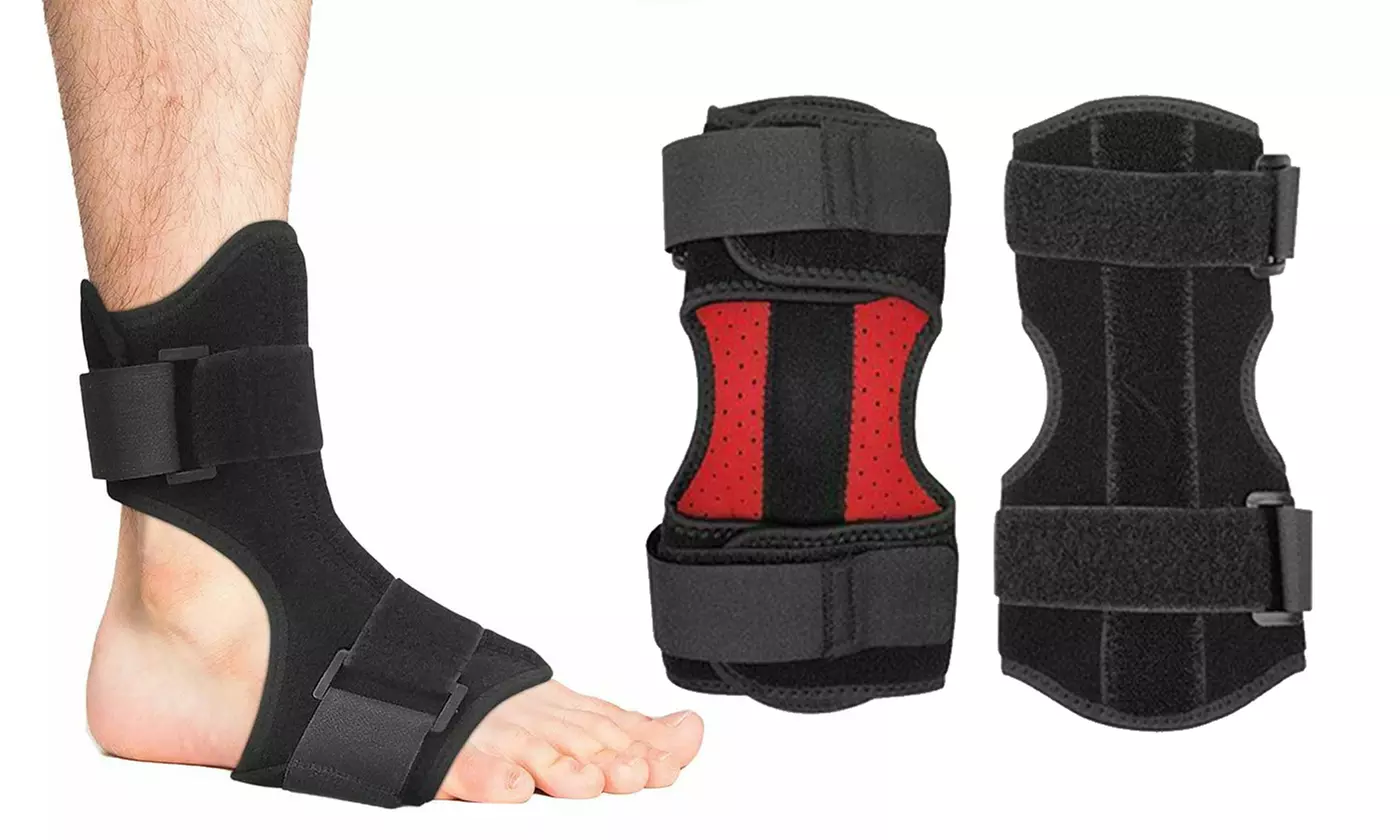Plantar Fasciitis Night Splint Foot Drop Brace For Heel Pain Relief Adjustable