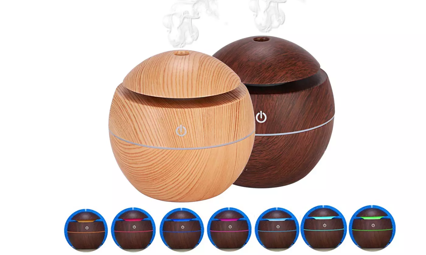 Essential Oil Diffuser 130ml Mini Aroma Cool Mist Humidifier for Home Bedroom  - Primary Image