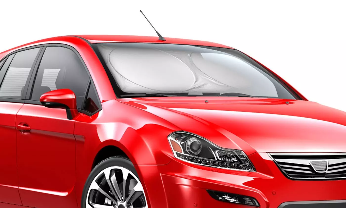 iMounTEK Foldable Car Windshield Visor Sunshade UV Rays Sun Visor Protector