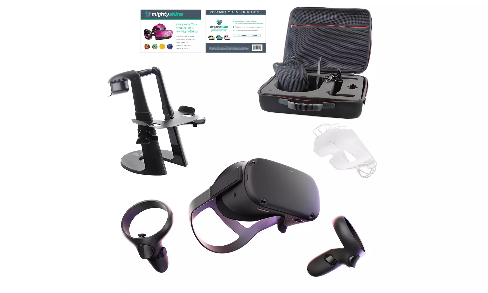 Oculus Quest All-in-one 128GB VR Gaming Headset with Accessories - Second Medium
