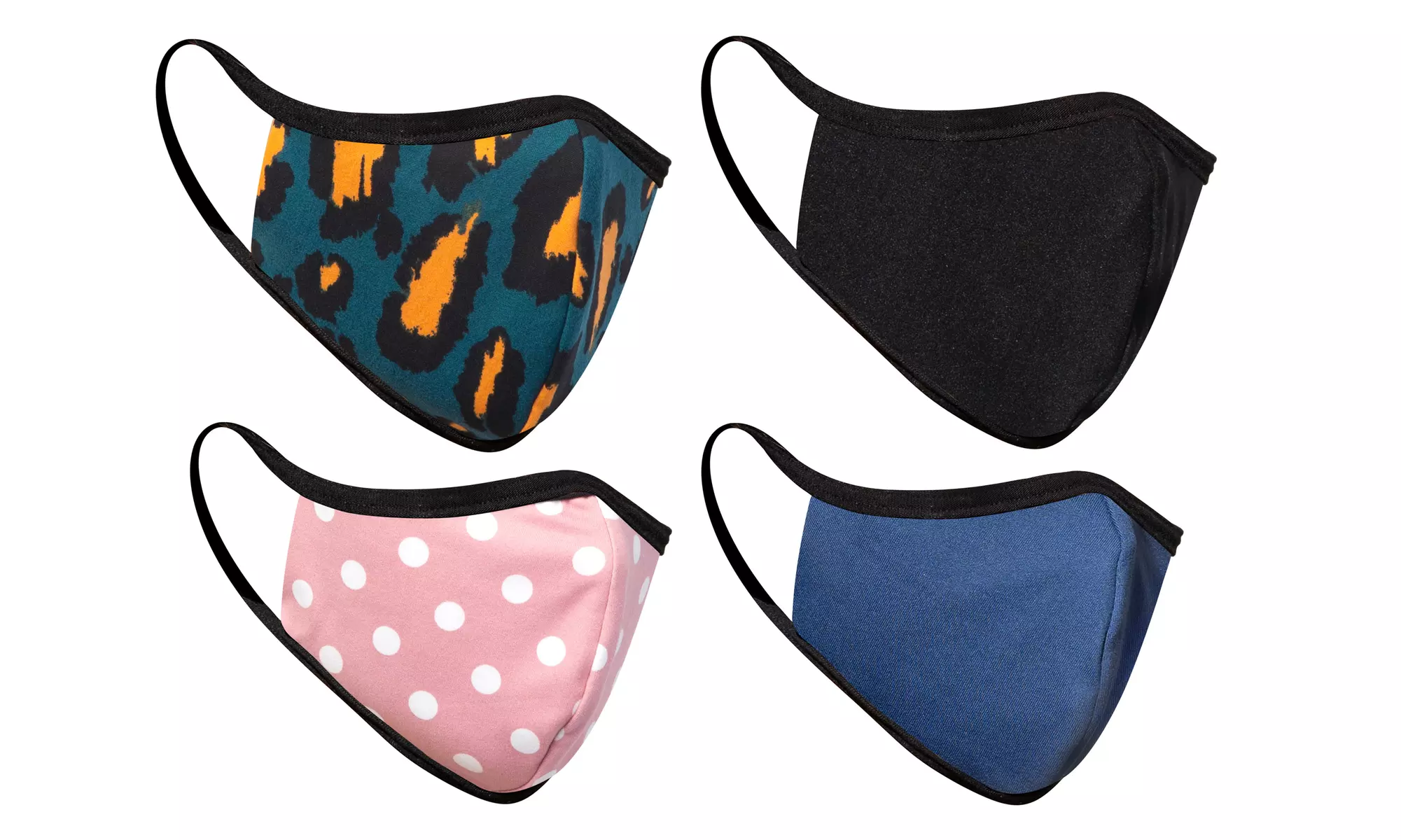 2-Layer Super Soft Reusable Non-Medical Face Masks (4, 5 or 6-Pack) - Second Medium