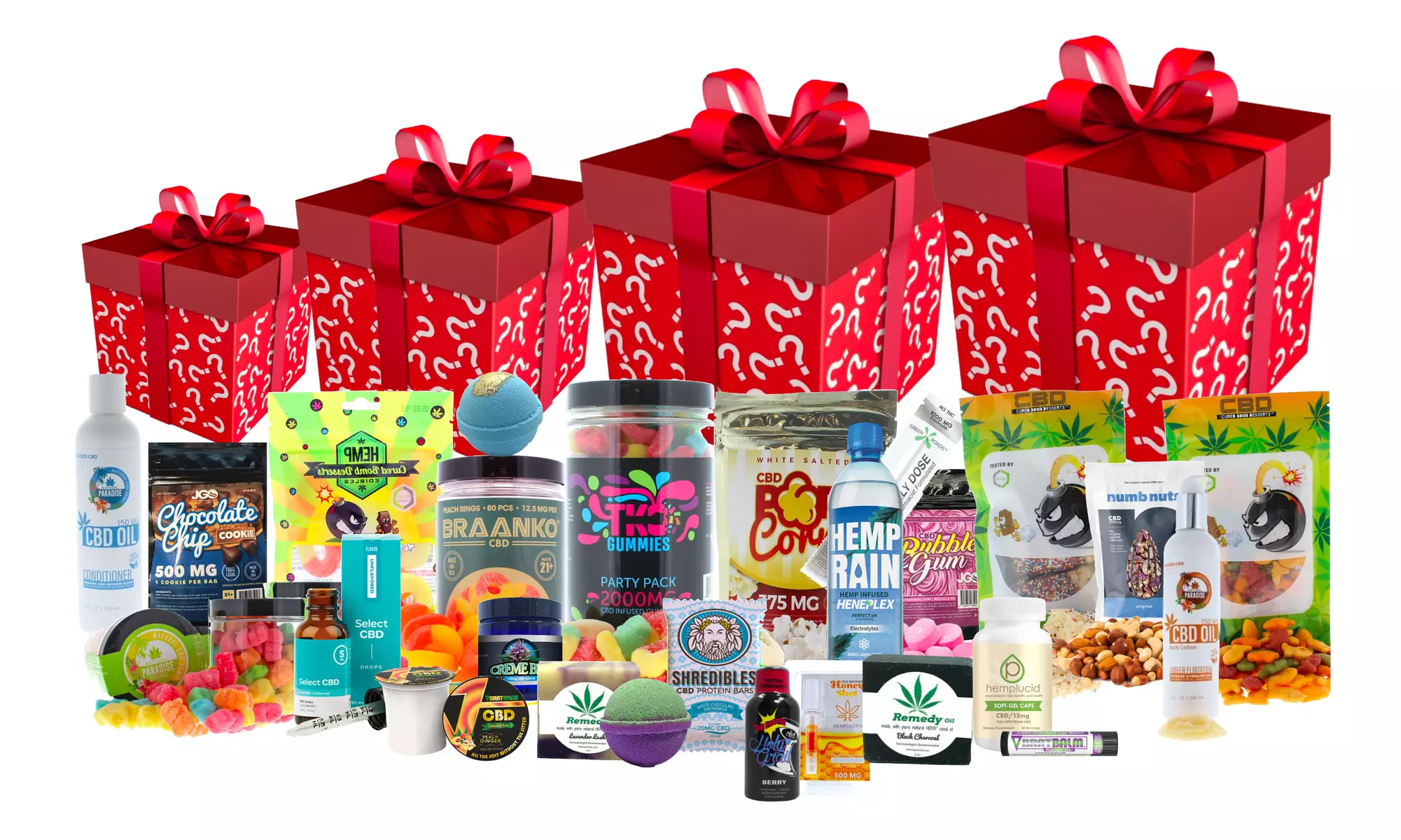 CBD Mystery Box Bundle Deal - 500mg, 1000mg, 1500mg or 5000mg - Second Medium