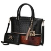 Image 1: MKF Collection Sophie Crocodile Skin Tote Bag with Wallet by Mia k.