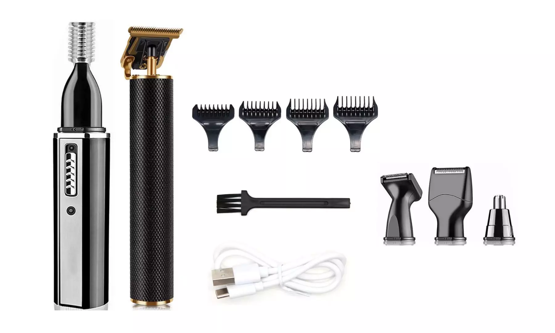 Hair Trimmer Hair Clipper & 4 in 1 Nose Hair Trimmer Grooming Kit for Men Gifts - Primary Image