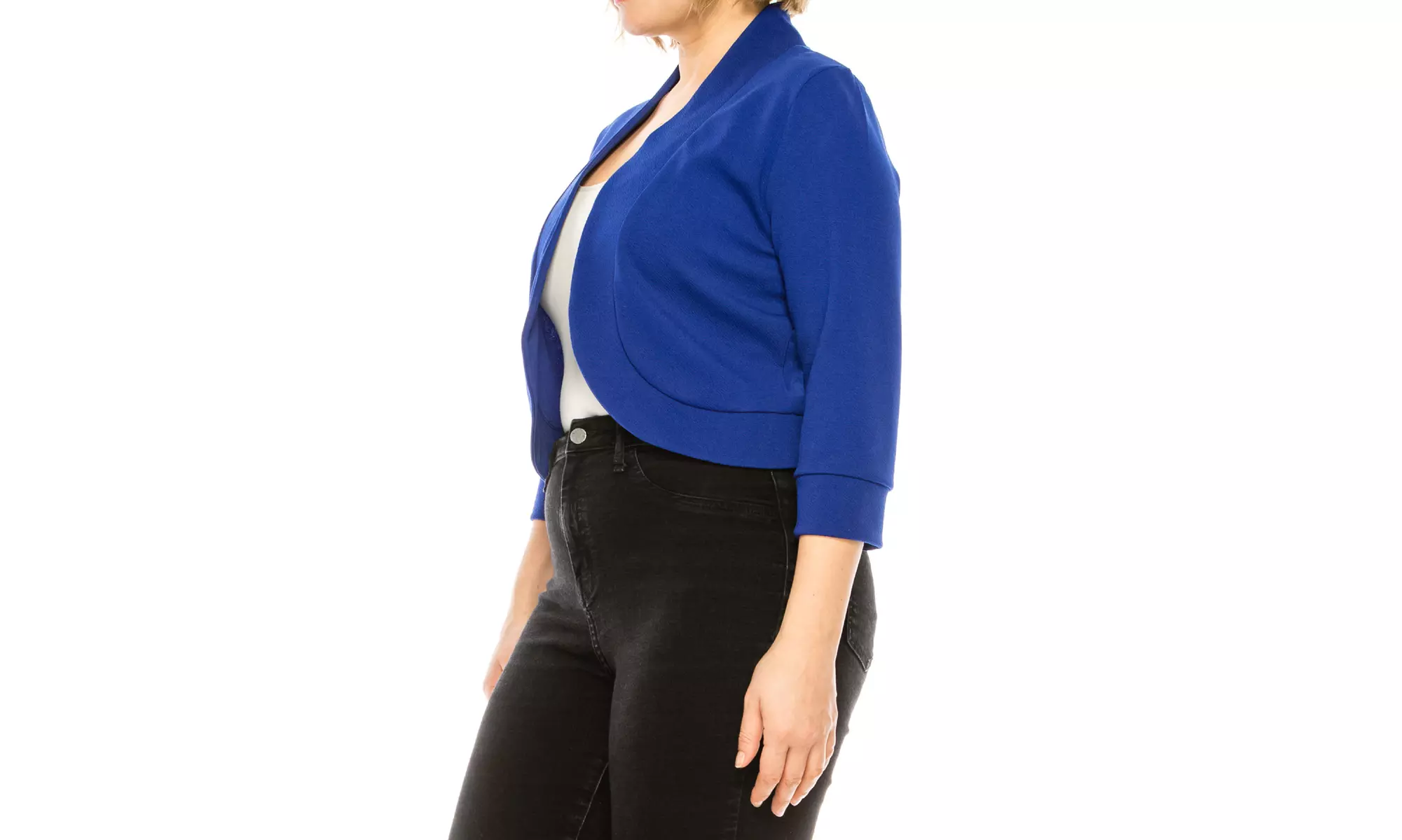 Women's Casual Plus Size Blazer Jacket
