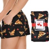 Image 14: Angelina Fleece Pajama Shorts with Elastic Drawstring Waist and Pockets