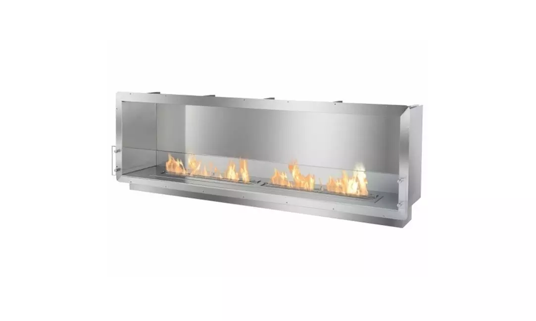 Ignis Development FB62S Single Sided Bio Ethanol Fireplace Insert 78.5 in. - Second Medium