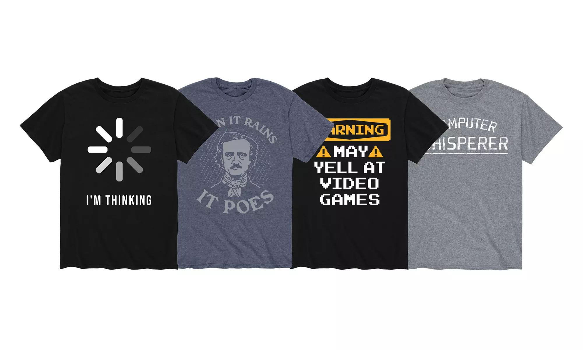Men's Fun Clever T-Shirts Available In Sizes S-3X - Primary Image