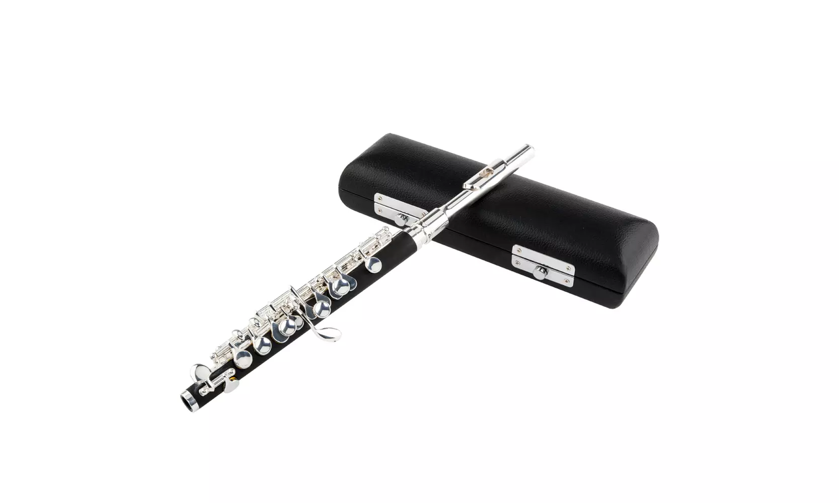 Cupronickel C Open Hole Concert Band Piccolo Silver & Black - Primary Image