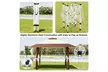 Costway 13'x13' Folding Gazebo Canopy Shelter Awning Tent Patio Garden Outdoor  - Second Medium