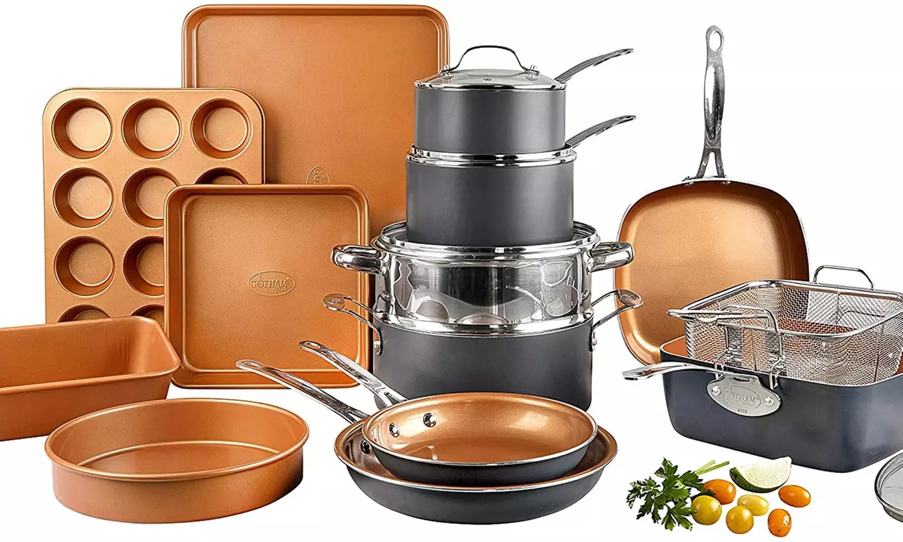 Gotham Steel Pro 20 Piece Cookware Pots & Pans Set - Refurbished - Primary Image