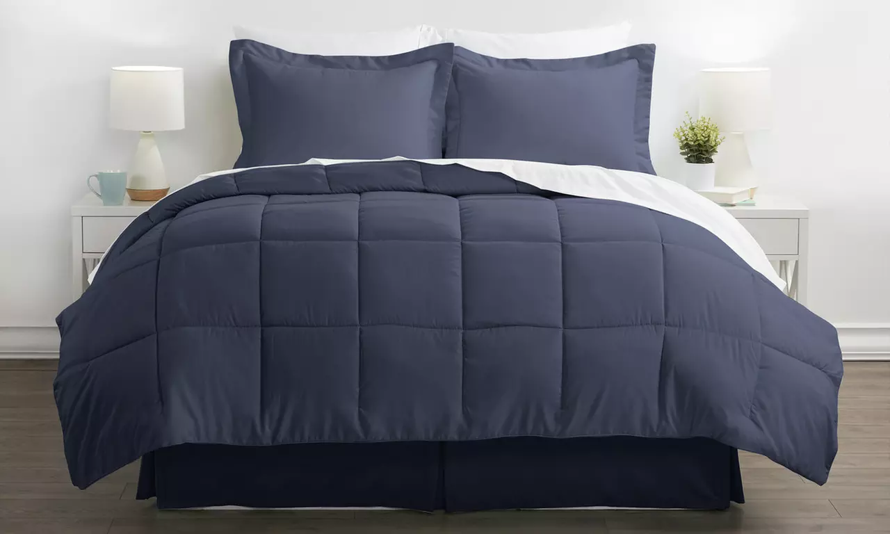 Merit Linens Premium Comforter set (8-Piece)