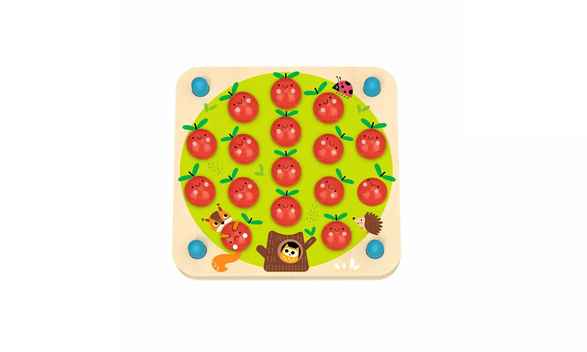 Zummy 23 Pieces Memory Toddler Game Toys - Apple Themed - Second Medium