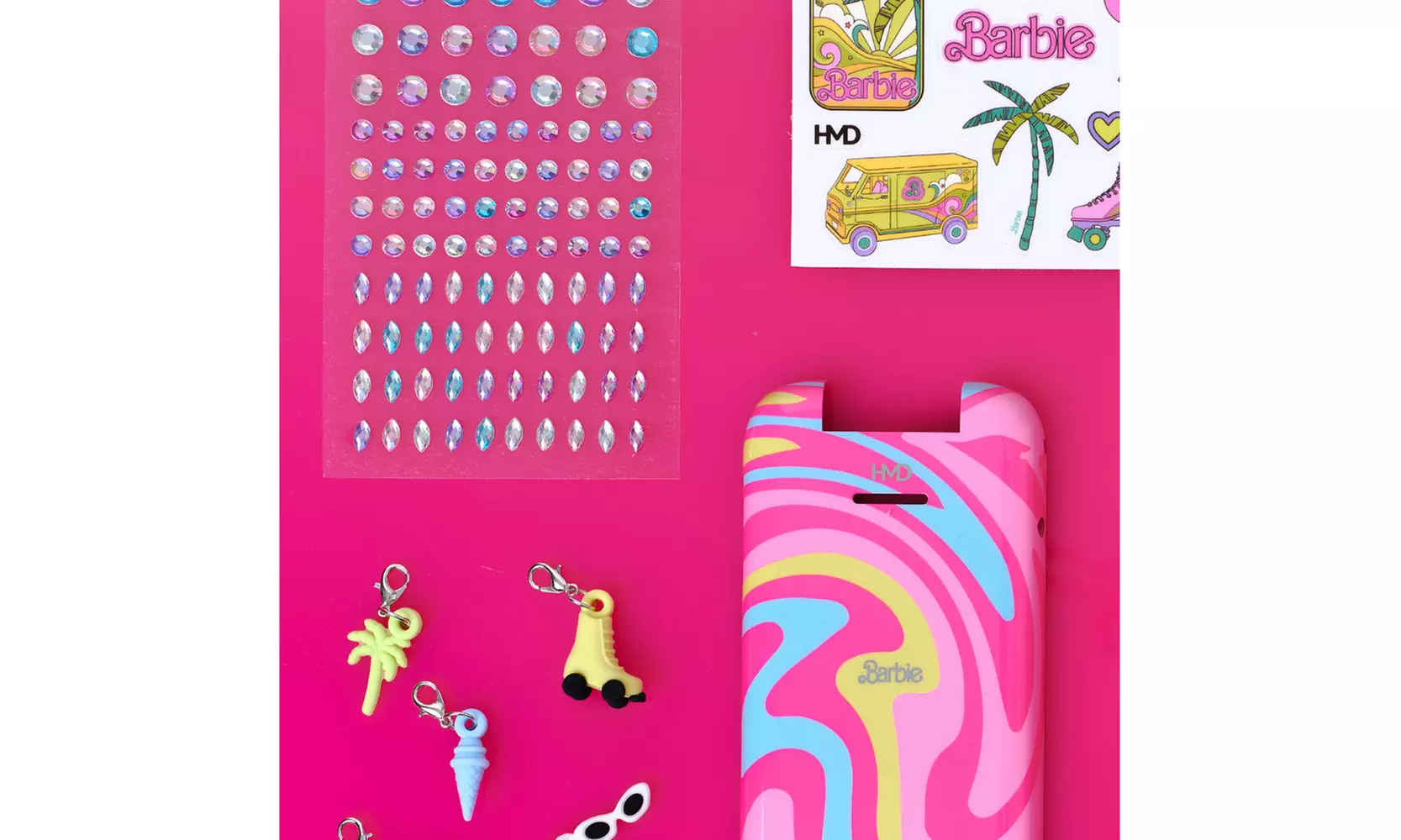 HMD Barbie TA-1420 4GB GSM Unlocked Phone - Power Pink - New