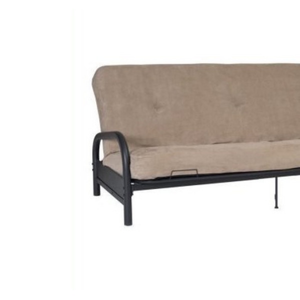 Pemberly Row Metal Convertible Futon Sofa Frame In Black Groupon