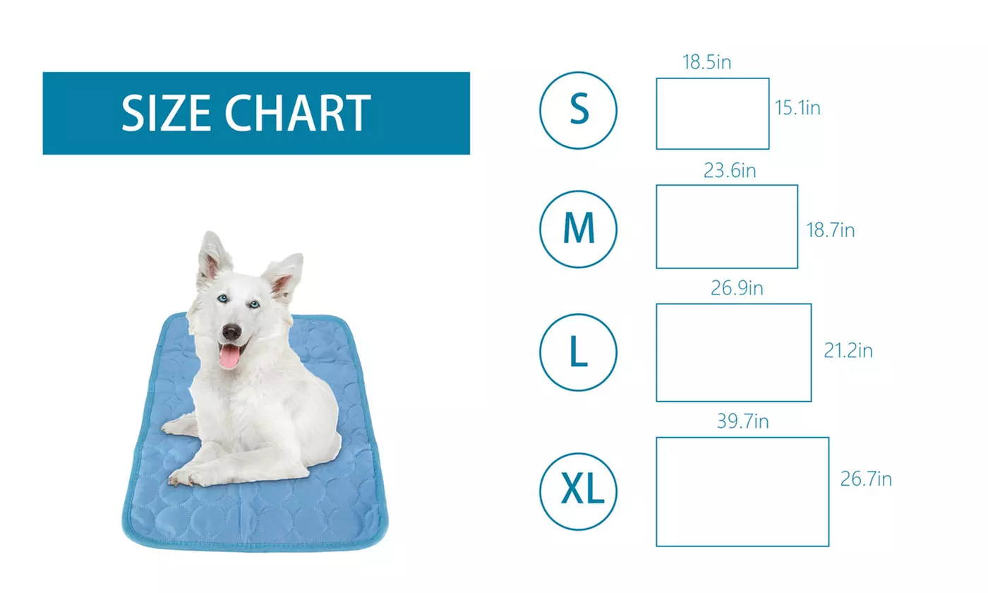 Pet Cooling Mat Cool Pad Comfortable Cushion Bed Blanket for Dog Cat Puppy