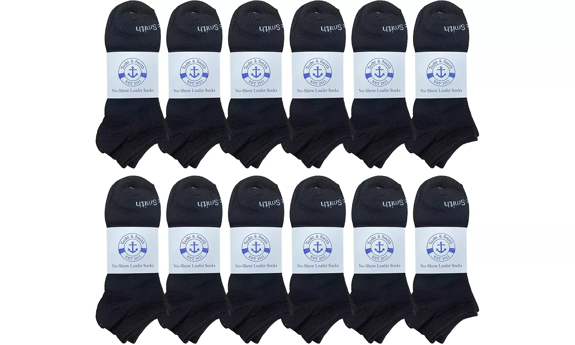 BILLIONHATS 12 Pairs of Mens Cotton Shoe Liner Socks, No Show, Sport Ankle Socks