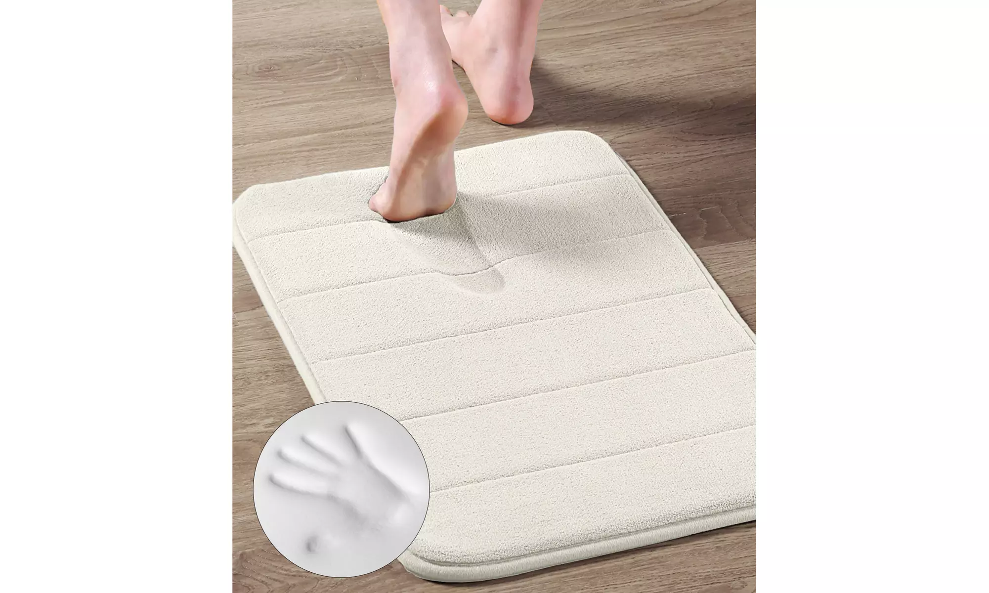 Woven Memory Foam Bath Mat - Primary Image