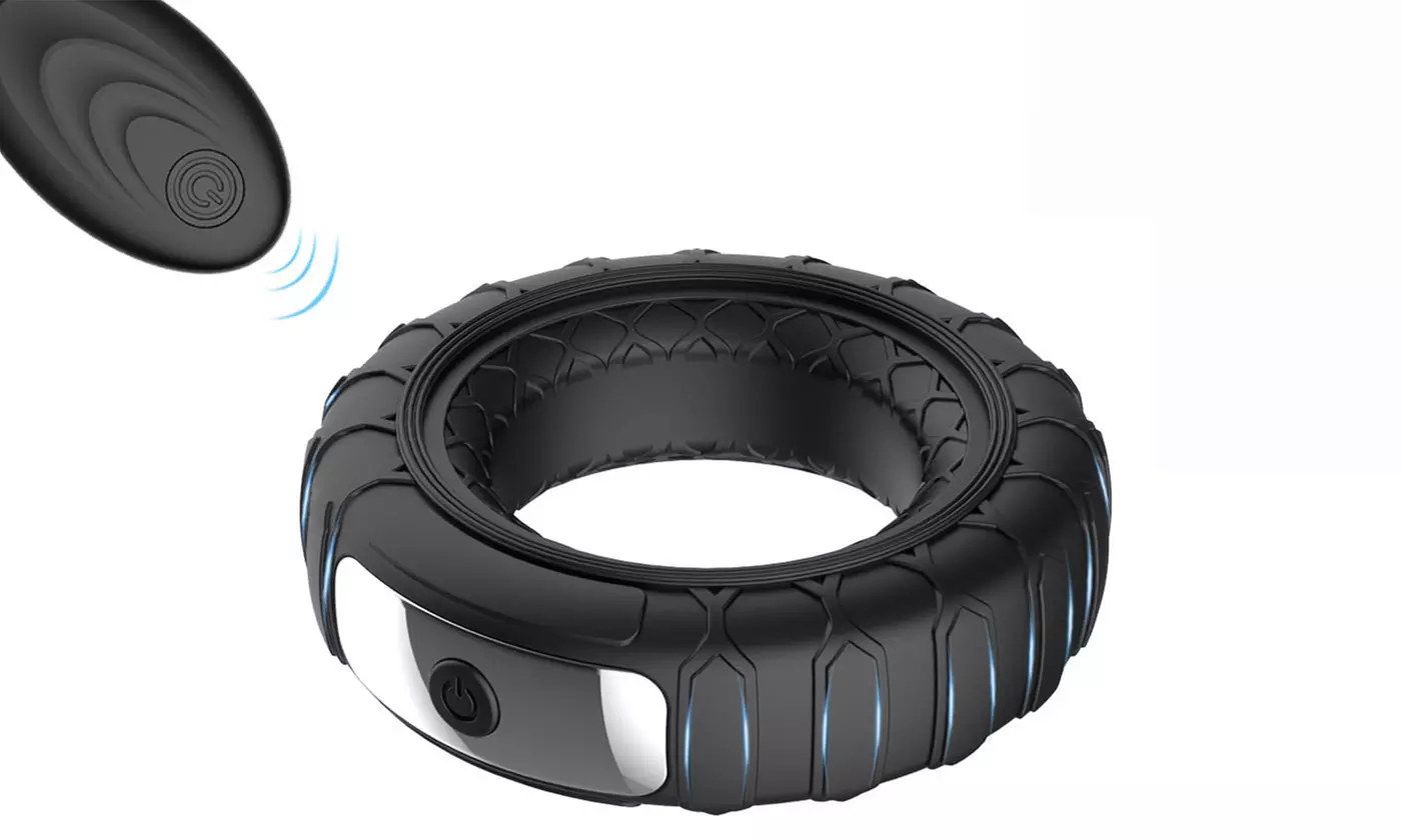 Remote Control 10 Modes Waterproof Powerful USB Rechargable Vibrating C-Ring