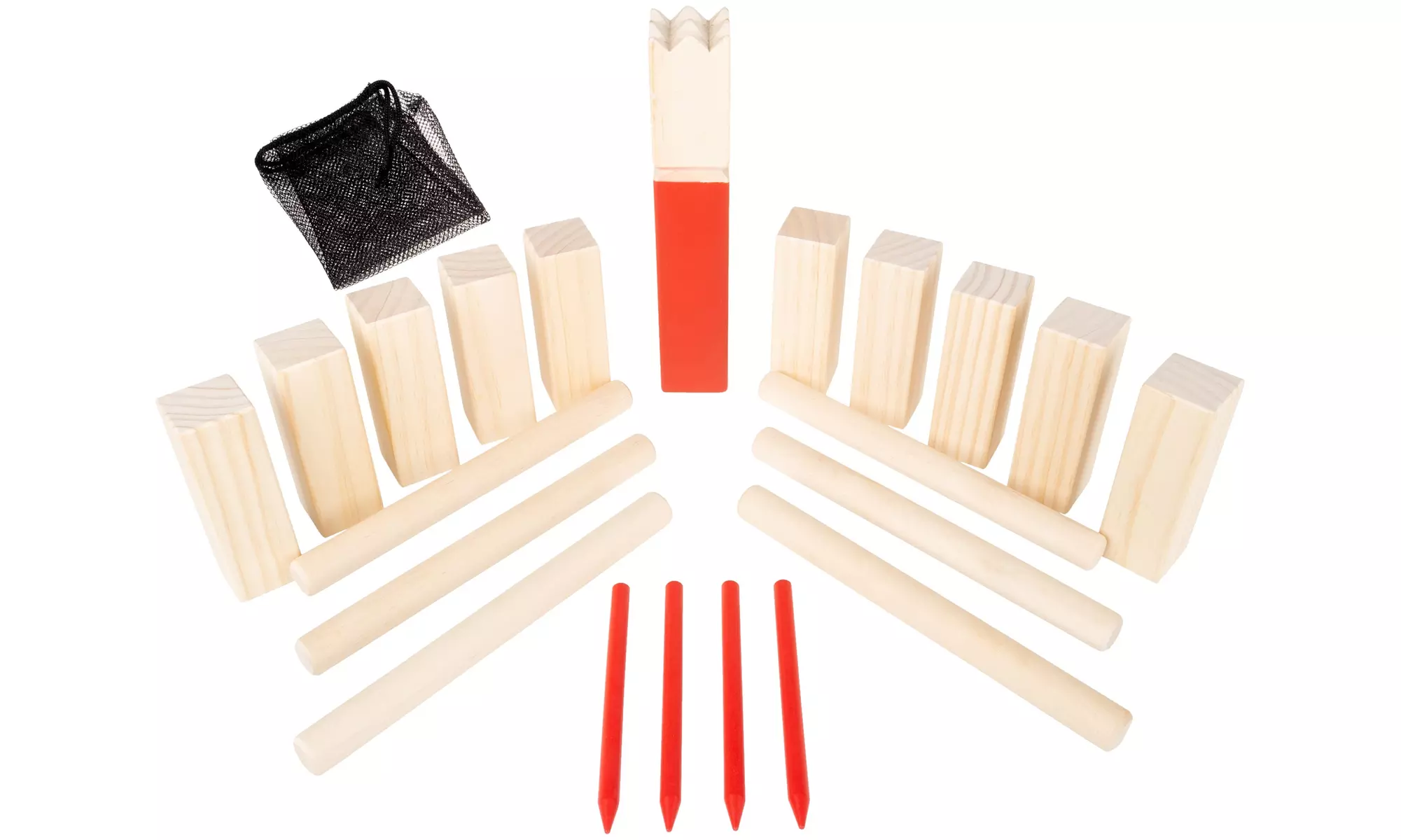 Hey! Play! Kubb Viking Chess Outdoor Lawn Game Set - Second Medium