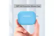 For Apple AirPods Pro Silicone Protective Case Cover with Carabiner, LED Visible - Second Medium
