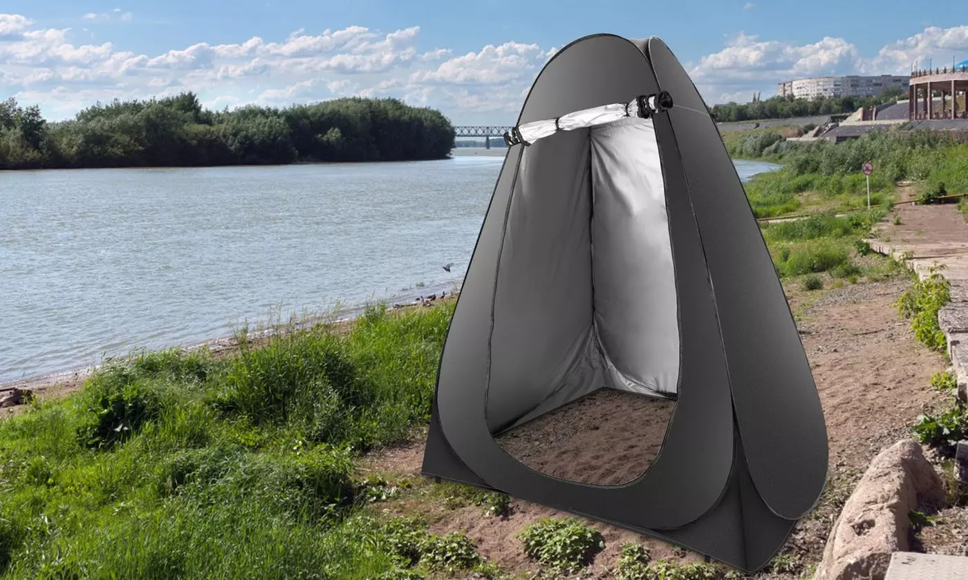 LakeForest Pop-Up Privacy Tent Outdoor Changing Room Portable Shower Stall - Primary Image