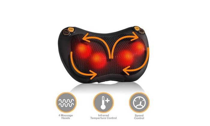Up To 32 Off On Shiatsu Pillow Massager Heat Groupon Goods