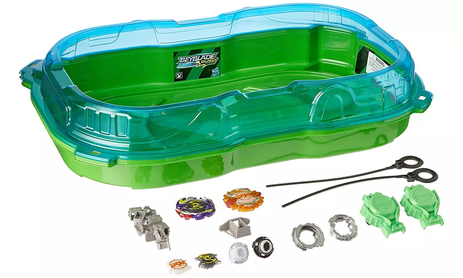 Burst Turbo Slingshock Cross Collision Battle Set with Beystadium Battling Tops - Primary Image