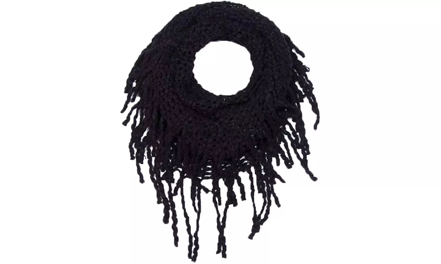 Women's Gorgeous Cozy Winter Knitted Square Pattern Infinity Loop Scarf - Second Medium