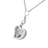 Image 3: Stainless Steel Silver-Tone Floating Charms Love Heart Dogs Mom Locket Pendant
