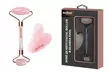 Anti Aging Rose Quartz And Gua Sha Set For Face, Eye, Neck -Body Muscle Relaxing - Second Medium