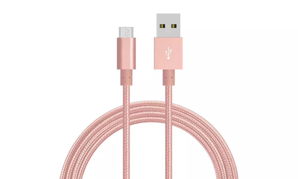 Trendy Techs 3-Ft Braided Micro USB Cable (1-, 2- or 3-Pack) - Second Medium