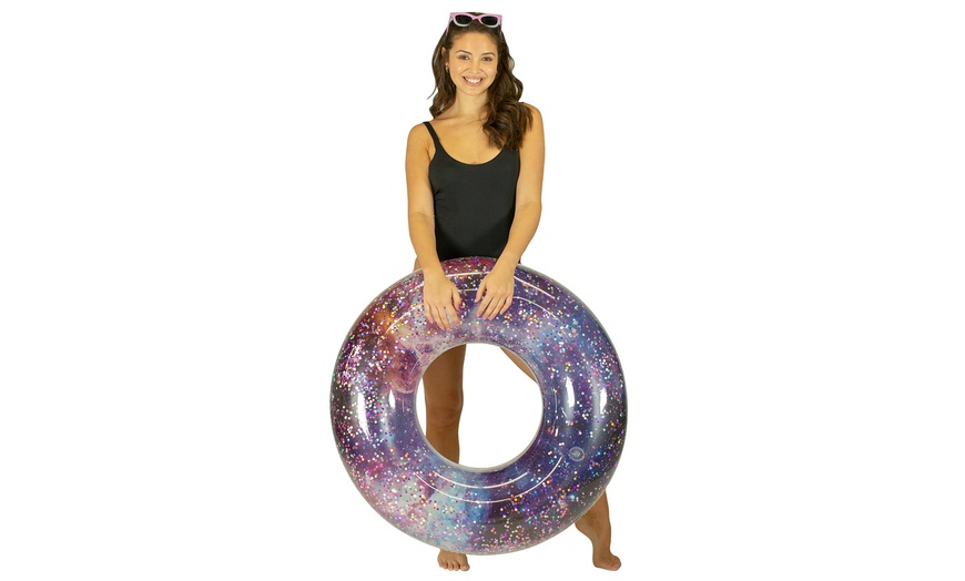 PoolCandy Jumbo 48" Glitter Pool Tubes | Groupon