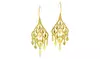 Solid 14K Gold Fancy Hanging Earrings By Paolo Fortelini