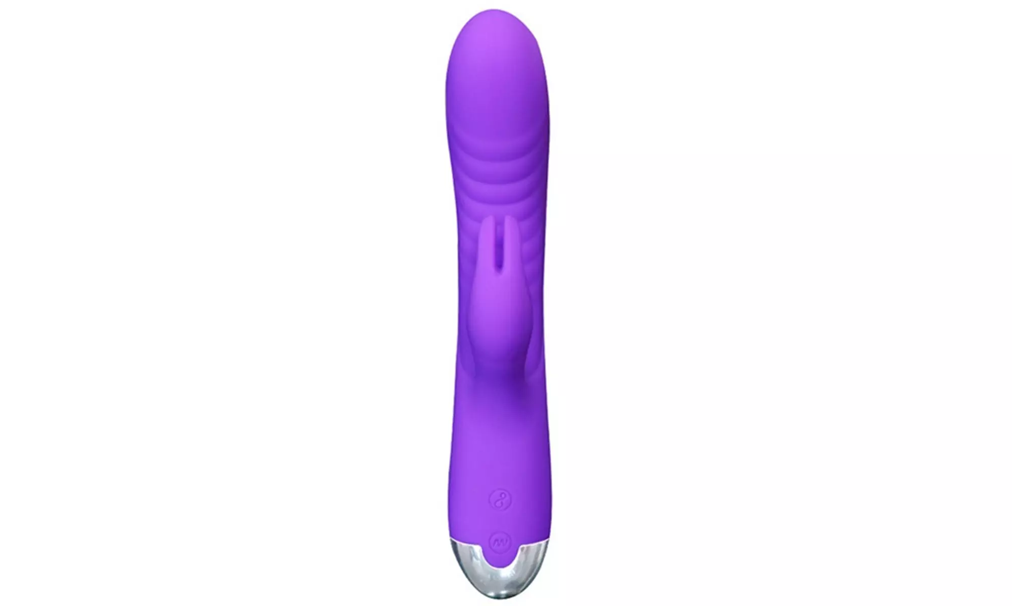 Finger-like Motion Rabbit Vibrator Rechargeable 10 Speeds G Spot Clit Stimulator - Second Medium